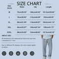 thumbnail image 3 of Waffle Pants Men Textured Drawstring Waist Solid Wide Leg Trousers Loose Fit Lightweight Breathable Hiking Sweatpants Light Gray M, 3 of 3