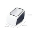 thumbnail image 4 of amdohai R45 USB Wired 1D 2D QR Barcode Scanner White LED Voice Prompt, 4 of 8