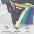 thumbnail image 5 of Yayeee 100% Cotton Hand Towels for Bathroom 16" x 28" Soft Absorbent Kitchen Towel, Evening Mountain Road, 5 of 7