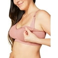 thumbnail image 3 of Cake Maternity Women's Maternity and Nursing Rock Candy Luxury Seamless Contour Bra with Removable Pads Medium,Rosewood, 3 of 3