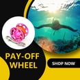 thumbnail image 4 of Keep Diving Spool Reel Portable Solid Color Polyester Rope Reels Freediving Fishing Underwater Accessories with Double End Hook Rose Red 15m, 4 of 7