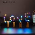 thumbnail image 6 of BadPiggies 12Pack Wine Bottle Lights with Cork 20 LED Battery Operated Colorful Fairy Mini String Lights for DIY Christmas Wedding Party Decor, 6 of 10