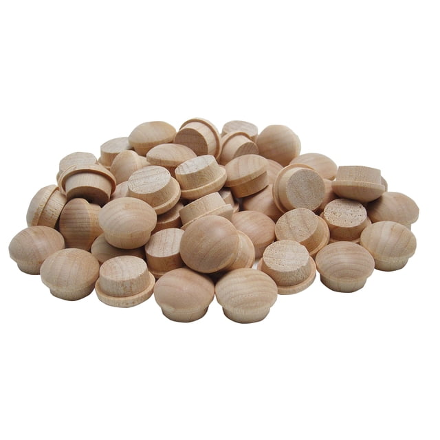 General Tools 312038 Boutons 3/8 Pouces, Bois Dur, 50 Unités (Lot de 1)