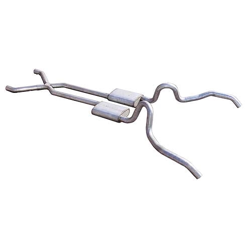 PYPES PERFORMANCE EXHAUST SGN10S Exhaust Systems 62-67 Nova 2.5in Exhaust System w/X-Pipe