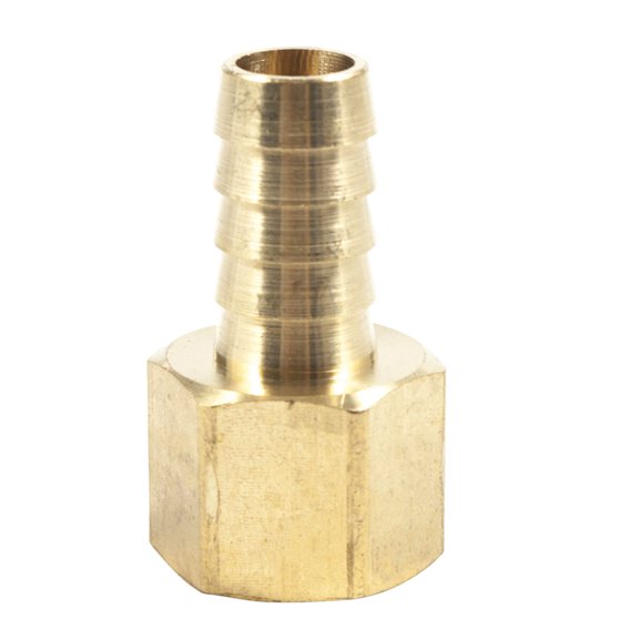 LTWFITTING Brass Fitting Coupler 1/2-Inch Hose Barb x 1/2-Inch Female NPT Fuel Water Boat(Pack of 30)