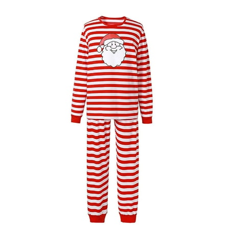 

Workout Clothes Christmas Men Dad Printed Blouse Tops+Pants Xmas Family Matching Pajamas Set
