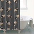thumbnail image 4 of Cute Pug Puppies Shower Curtain 72"x72" ,Bathroom Decorative Shower Curtains Set with 12 Hooks,Modern Waterproof Washable Shower Curtain, 4 of 6