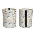 thumbnail image 2 of Easygdp Colorful Mushrooms and Plants Car Trash Can Garbage Car Accessories Trash Can Car Waste Bin for for Driver and Passenger Any Vehicle, 2 of 7