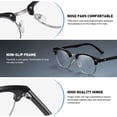 thumbnail image 4 of Gafas AOMASTE Vintage Half-Frame que bloquean la luz azul, 4 of 7