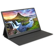 AOPEN 16PM1Q Abmiuuzx 15.6" Full HD 1920 x 1080 IPS Business Portable Monitor | Ultra Slim Portable Design | External Monitor for Laptop PC Mac I 2-USB 3.1 Type-C Ports, 1-Mini HDMI & 1-Micro USB