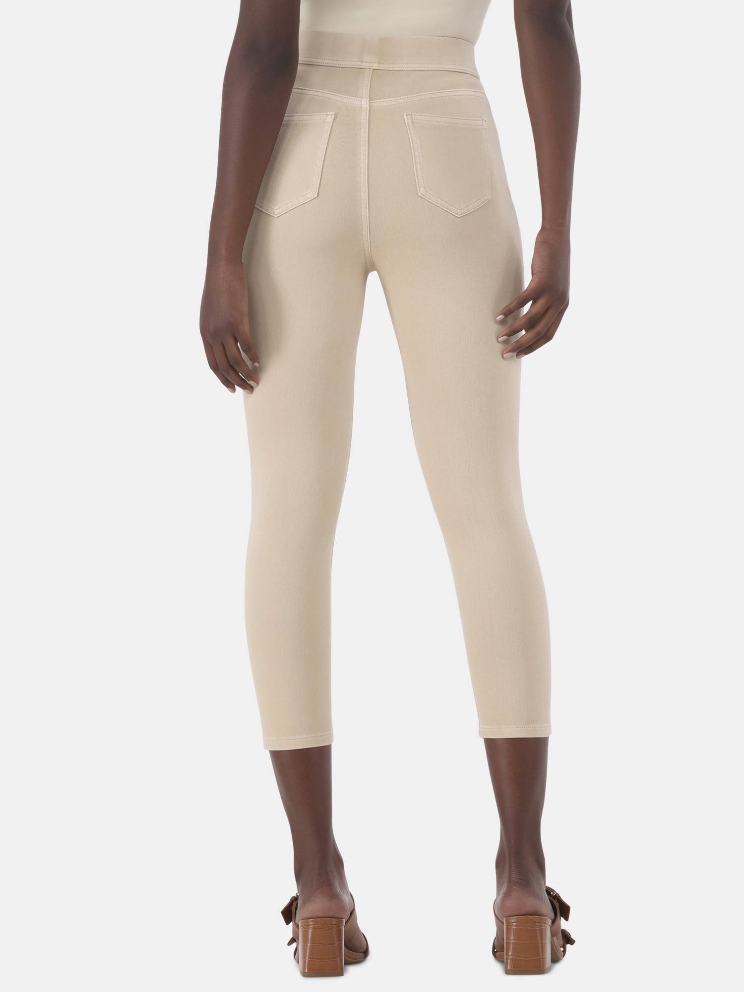 Time and Tru Women's Capri Jeggings, Sizes XS-XXXL