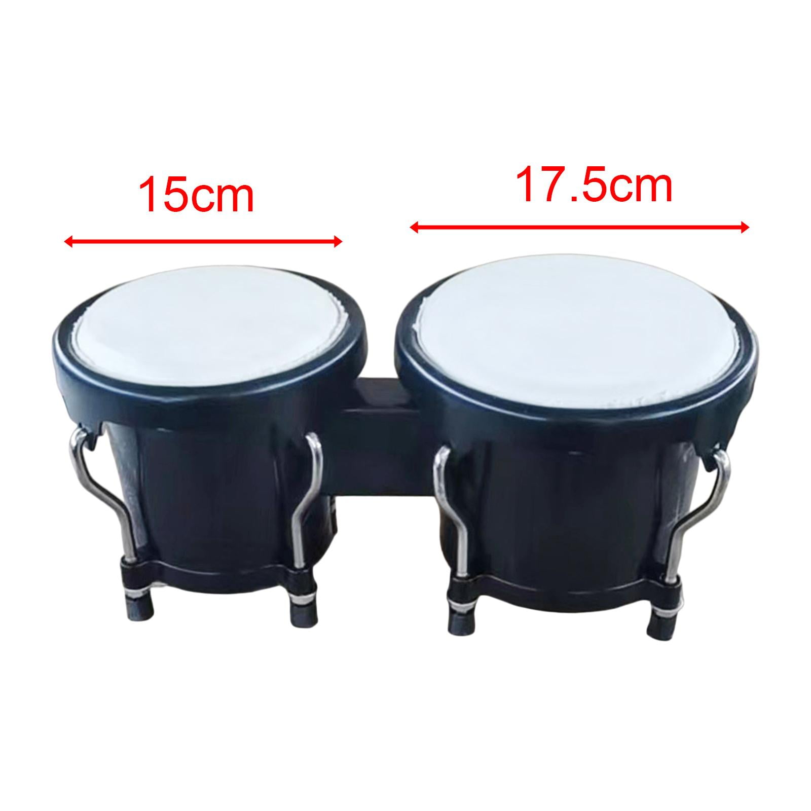 LeeQinersw African Drum Drum, Music Instruments, Bongo Drum Set for Birthday Gifts,Children Black