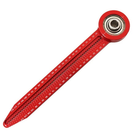 

Woodworking Scribe Gauge 360° Rotating Woodworking Compass Scriber Center Finder Ruler Scribing Ruler Aluminum