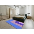 thumbnail image 4 of Ahgly Company Indoor Rectangle Patterned Purple Mimosa Purple Area Rugs, 2' x 3', 4 of 6