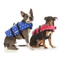 thumbnail image 6 of Seachoice Dog Life Vest, Adjustable Life Jacket For Dogs, w/ Grab Handle, Blue Polka Dot, Size XXS, Up to 6 Lbs., 6 of 7