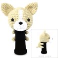 thumbnail image 1 of StitchHead Hand Stitched Yarn Animal Driver/Wood Head Cover - Chihuahua, 1 of 2
