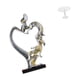 thumbnail image 5 of Estatua de pareja,Figura de pareja besándose,regalo de boda moderno,Estatua de pareja besándose en el aniversario de San Valentín,Escritorio redondo de casa de muñecas,Muebles de mesa, 5 of 7