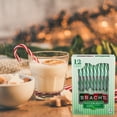 thumbnail image 5 of Brachs Wintergreen Candy Canes, Green White Minty Twist Candies for Hot Chocolate Coffee and Tea, Kids Adults Christmas Party Favors, Birthday Goody Bag Filler, and Stocking Stuffers 12ct - 2 Boxes, 5 of 6