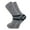 Gray, variant on Thermal Socks for Men Wool Winter Crew Socks 1 PAIR Black Size 10-13