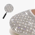 thumbnail image 6 of Hihipz Toddler Girls Mary Jane Shoes Bow Rhinestone Hook Loop Flat Princess Party Dress Shoes, 6 of 9