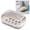 White, variant on Leakproof Travel Soap Holder with Drainage, Double-Layer Soap Box for Travel and Camping, Portable Soap Dish with Lid for Bathroom and Gym, Durable Pp Soap Container for Bar Soap