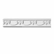 Crown Moulding White Urethane 4 3/8 Height Emerson Ornate