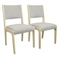 thumbnail image 4 of Logan 9-Piece Dining Set with 8 Ash Gray Boucle Dining Chairs, 4 of 10