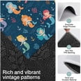 thumbnail image 3 of Dark Blue Mermaid Pattern Kitchen Rugs Sets Of 3,Kitchen Runner Rugs Non Skid Washable,Decorative Kitchen Floor Mats for Kitchen,Sink,Laundry,17"x30"+ 17"x47" + 17"x59", 3 of 6