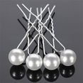 thumbnail image 3 of Besufy Hairpin 20Pcs Charm Wedding Bridal Party Hair Pins Clip Barrette White Faux Pearl Hairpins, 3 of 7
