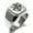 Silver, variant on Stainless Steel Antiue Fleur De Lis Engraved Square Flat Top Biker Style Polished Signet Ring