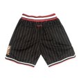 thumbnail image 4 of Pantalones cortos de baloncesto cortos con cordón bordado retro Bulls Pantalones cortos de entrenamiento, 4 of 4