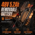 thumbnail image 4 of 26 Inch Electric Bike,250W 26" EBike for Adults Teens,48V Removable Battery, 3 Riding Modes, Front Suspension Disc Brake,Up to 40Miles Range, 4 of 9