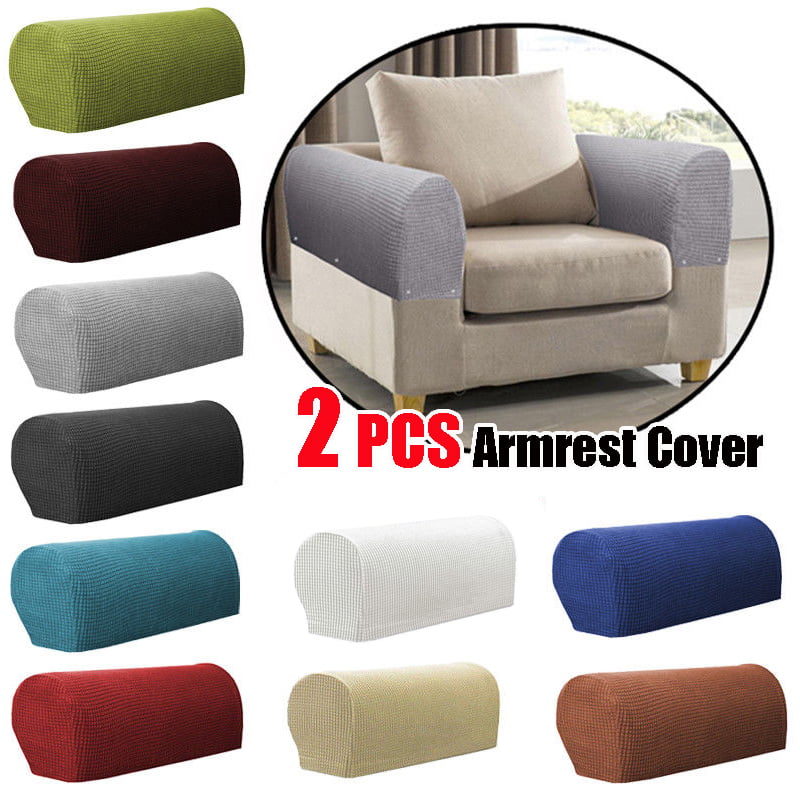 Details about   2pcs High Quality Sofa Armrest Covers Couch Chair Arm Rest Protector Stretchy 