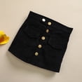 thumbnail image 7 of Toddler Baby Girl Puff Sleeve Ribbed Knit Sweater Tops High Waist Skirts Set Fall Winter Clothes, 7 of 7