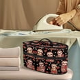 thumbnail image 2 of HELLHERO Dustproof Travel Iron Storage Bag Sloth Zipper Closure Garment Steamer Box Travel Steamer Holder Business Trip, Case Only, 2 of 6