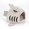 thumbnail image 3 of Maison pour Chat Lit en Forme de Chat Lit pour Chaton Maison pour Animaux de Compagnie Maison pour Chat Amovible Lavable Toutes Saisons Lit en Forme de Chat pour Animaux de Compagnie Chatons Chiens, 3 of 5