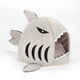 thumbnail image 3 of Shark Cat House Cama extraíble lavable para todas las estaciones con forma de tiburón para mascotas, gatitos y perros, color gris, 3 of 3