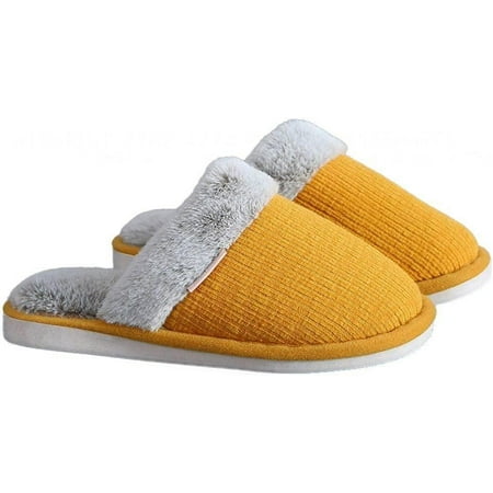 

bangyoudaoo Winter Slippers Plush Slippers Warm and Comfortable Slippers Lined Slippers Plush Home Indoor Slippers for Autumn and Winter