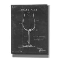 Epic Graffiti 'Barware Blueprint IV' by Ethan Harper Canvas Wall Art, 16"x18"