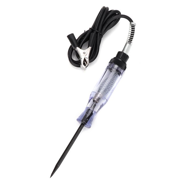 Electrical Test Pen Car Tester Pen Car Electrical Tester Pen Car Auto Electrical Voltage Test Pen Light Lamp Circuit Tester Detector Probe Tools 6-24 V