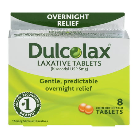 Dulcolax Laxative Tablets, 8 ct - Walmart.com