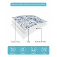 thumbnail image 4 of Twin Quilt Bedding Set, Coastal Nautical Reversible Summer Quilt 3 Pieces, Summer Ocean Sea Blue Plaid Checkered Lightweight Bedspreads Coverlets with 2 Pillow Shams for All Seasons, 4 of 5