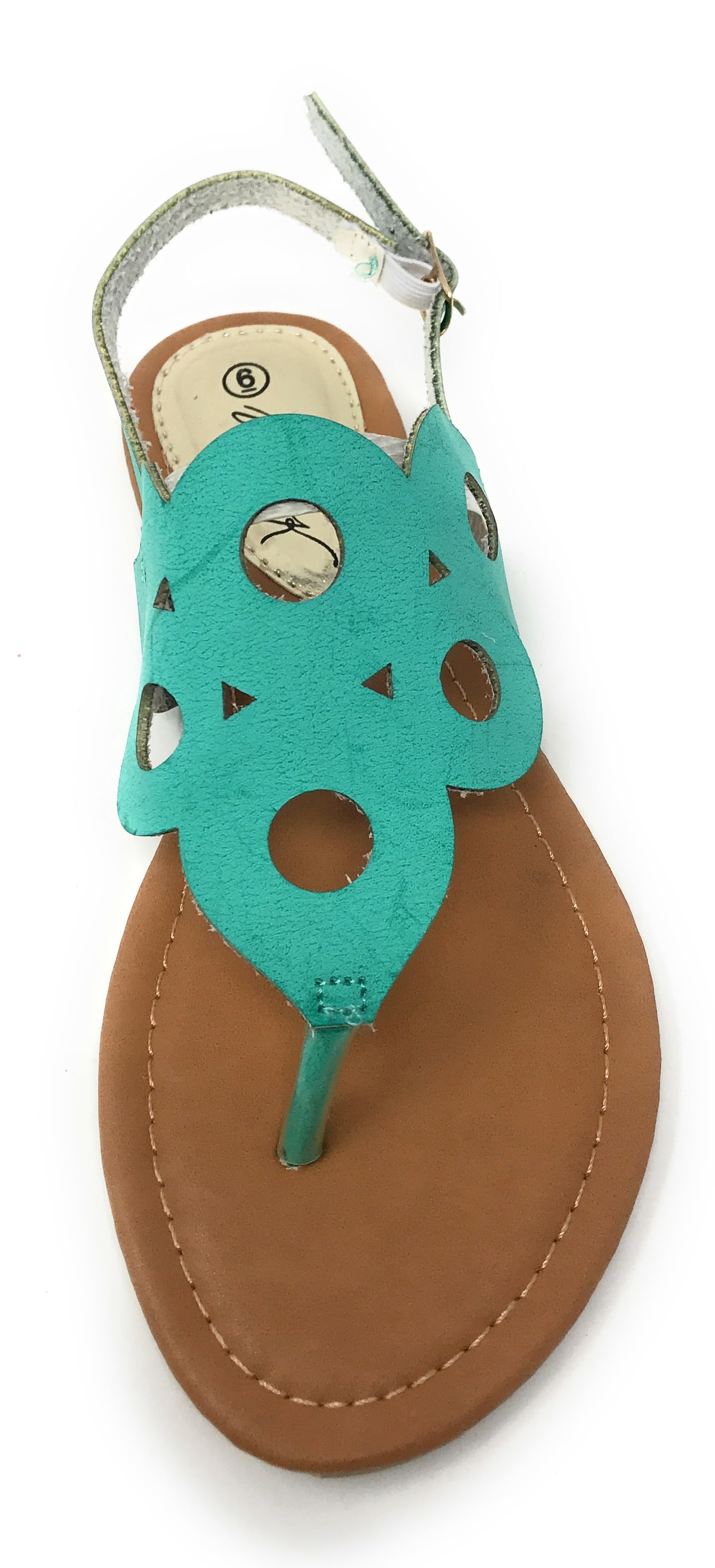 Victoria K Circular Perforated Design Sandals (Women)