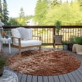 thumbnail image 6 of Addison Rugs Chantille Indoor/Outdoor Transitional Ikat Paprika Washable Round Rug, 8' x 8', 6 of 6