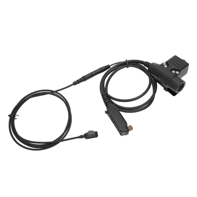 Adaptador de auriculares militares, conector PTT U94 y adaptador de auriculares PTT con radio y rendimiento potente