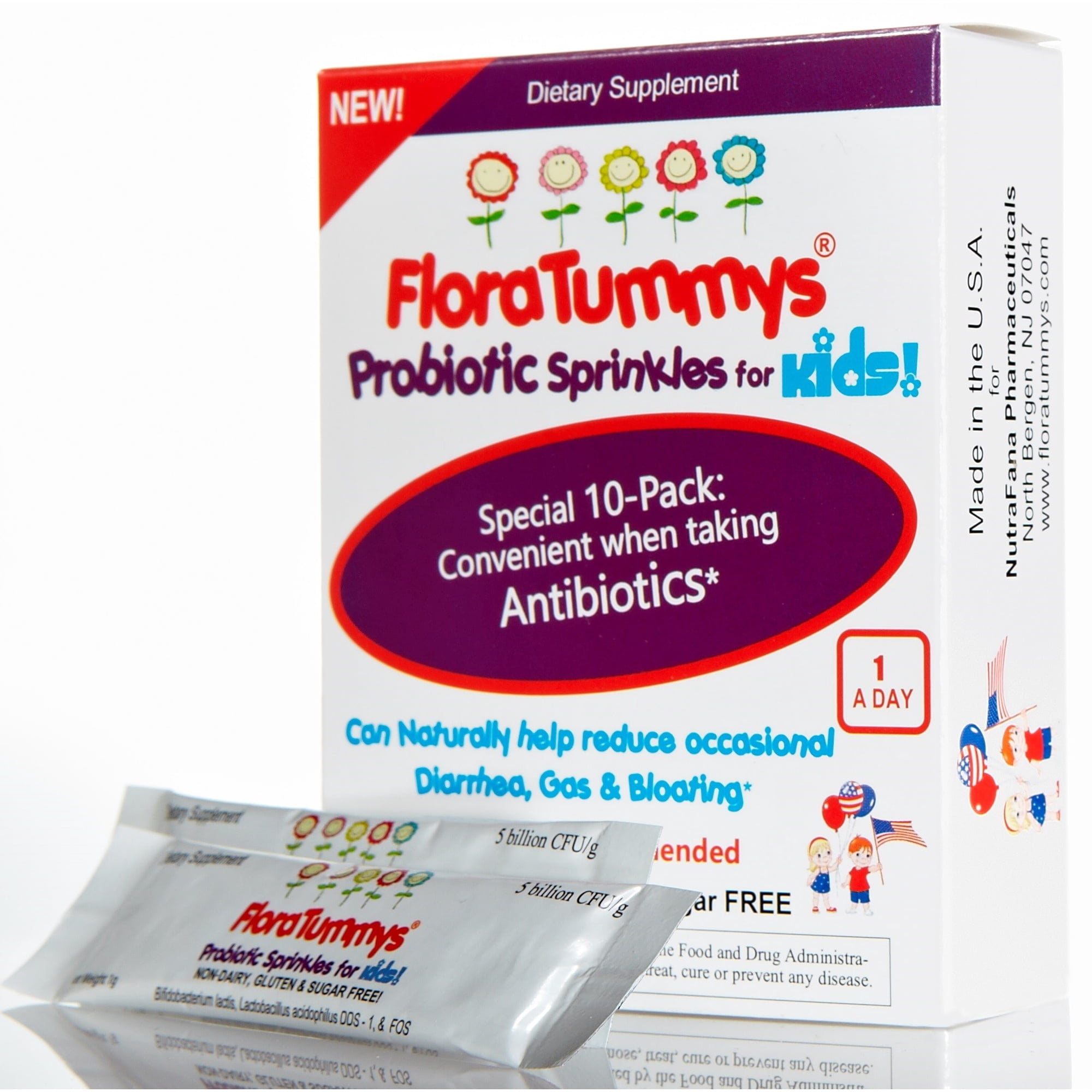 FloraTummys? Probiotic Sprinkles for Kids!, 10 ct