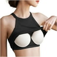 thumbnail image 2 of Fanxing Cotton Camisoles for Women Built in Bra Tank Tops Summer Spaghetti Strap Cami Tank Longline Sports Undershirts Black,M, 2 of 6