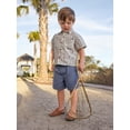 thumbnail image 4 of Modern Moments by Gerber Baby and Toddler Boy Button Front Shirt and Short Set, 2-Piece, Sizes 0/3 Months - 5T, 4 of 14