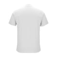 thumbnail image 4 of CAIVO Polo Shirts Men Button Up Short Sleeve Shirts Fashion Casual Business Work With Pocket Lapel Solid Color Classic Fit Golf Tops For Vacation , XXXL, 4 of 5