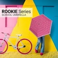 thumbnail image 2 of Knirps Triple Pink Rookie Manual Rain Umbrella for Elementary and Middle School Kids – 35.4" Canopy with Reflective Safety Stripe, Lightweight Design, Wind Tunnel Tested, Carrying Case Included, 2 of 8